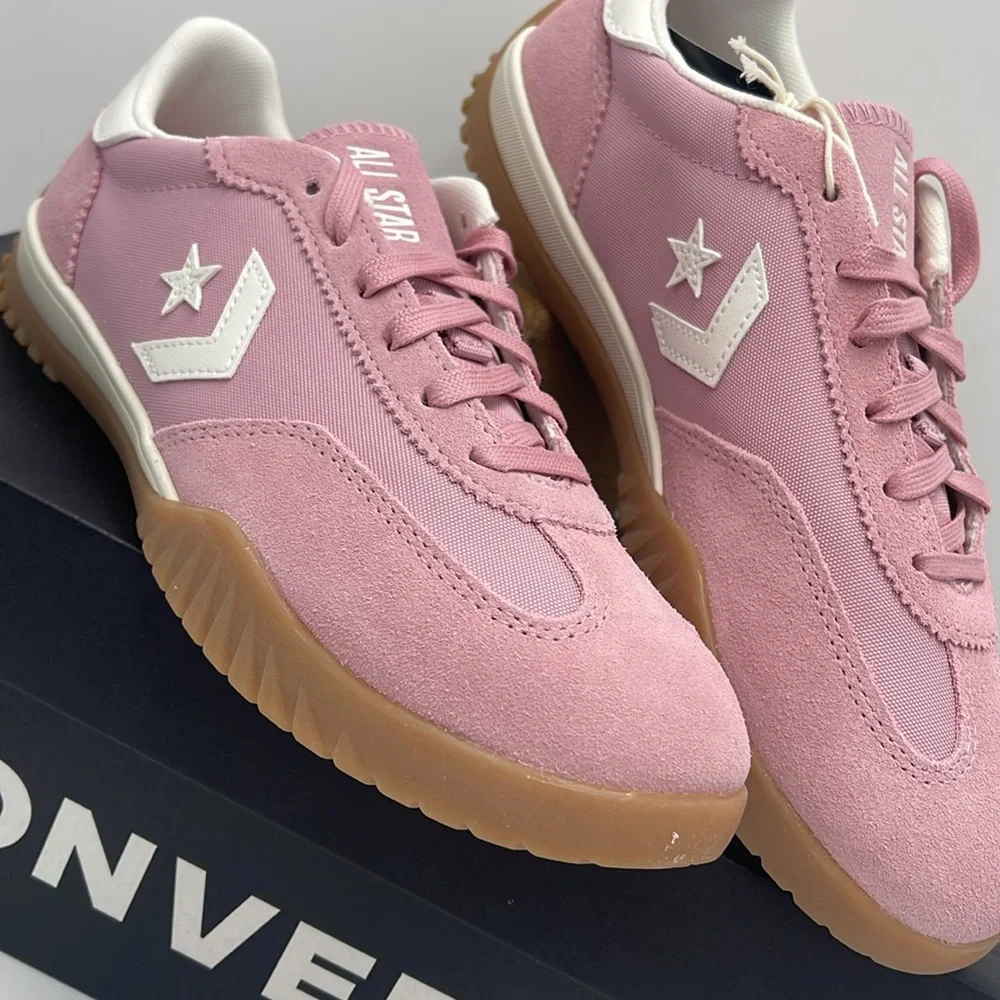 Converse WMNS RUN STAR TRAINER OX LOTUS PINK/EGRET/WHITE A13362C Sneakers - Picture 6 of 16